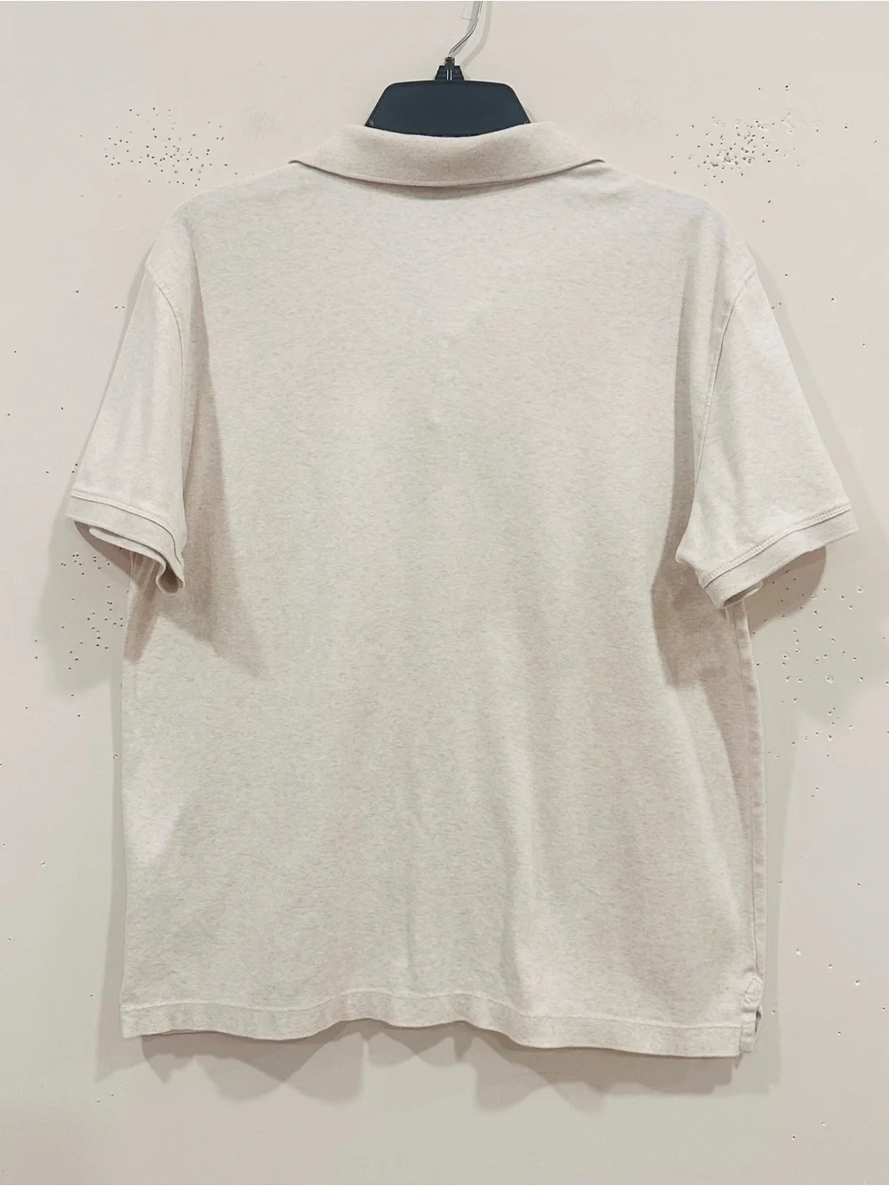 Banana Republic Luxe Touch Performance Polo Shirt Men's Size M Off White Cream